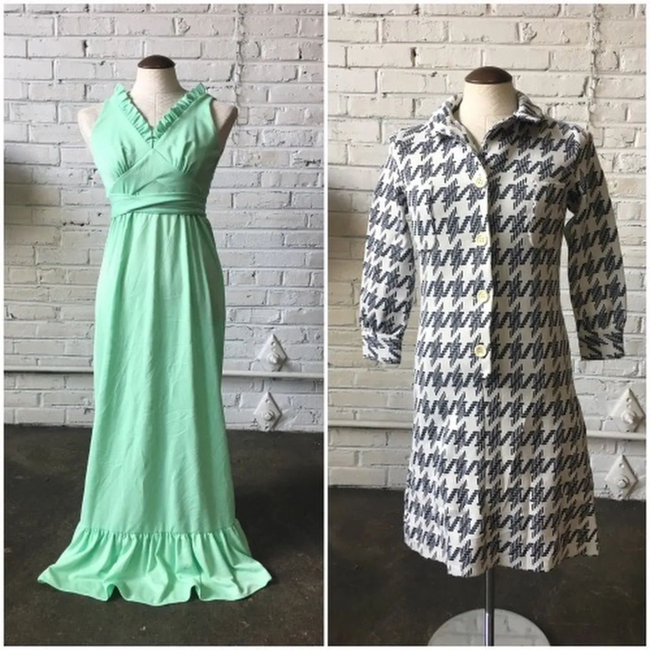 1960s-1970s Polyester Dresses - 10 pieces