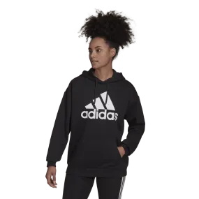 adidas Essentials Logo Boyfriend Womens Fleece Hoodie