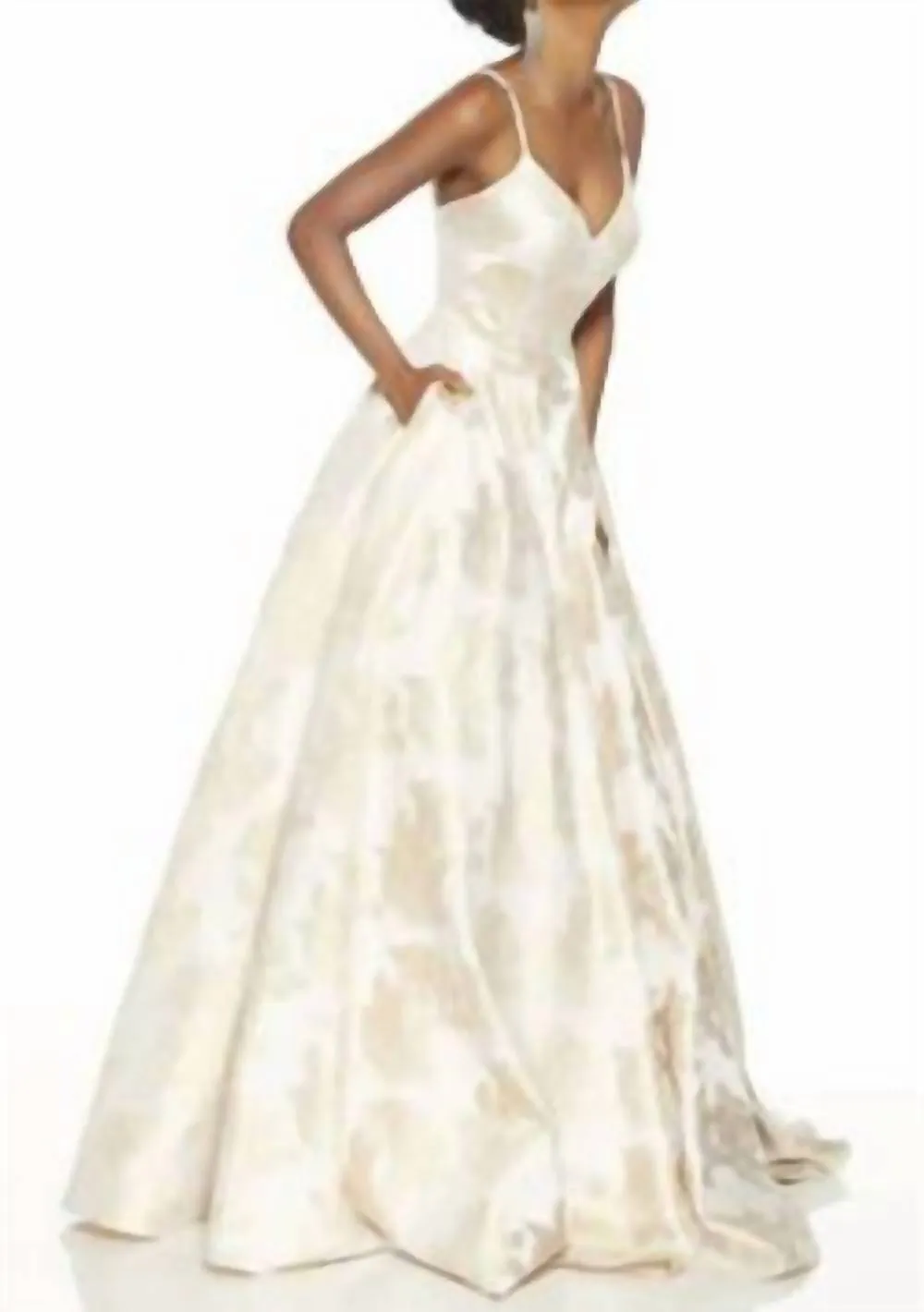Alyce Paris - Floral Ballgown