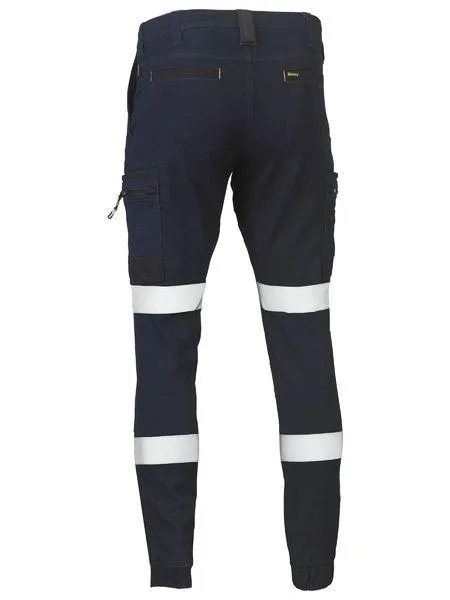 Bisley Flx & Move Taped Stretch Denim Cargo Cuffed Pants -(BPC6335T)