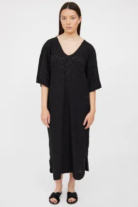 Black Floral Maxi Dress