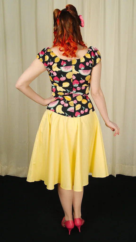Carmen Fruit Peasant Top