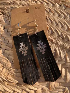 Desert Moon Fringed Earrings