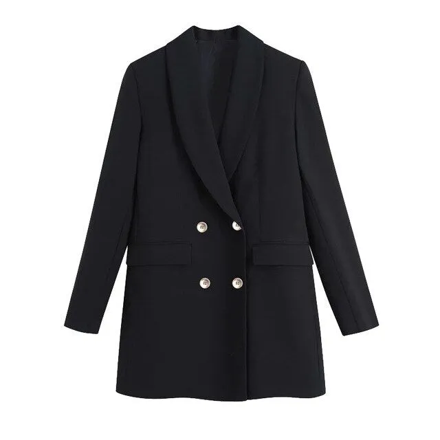 DOUBLE-BREASTED BLAZER