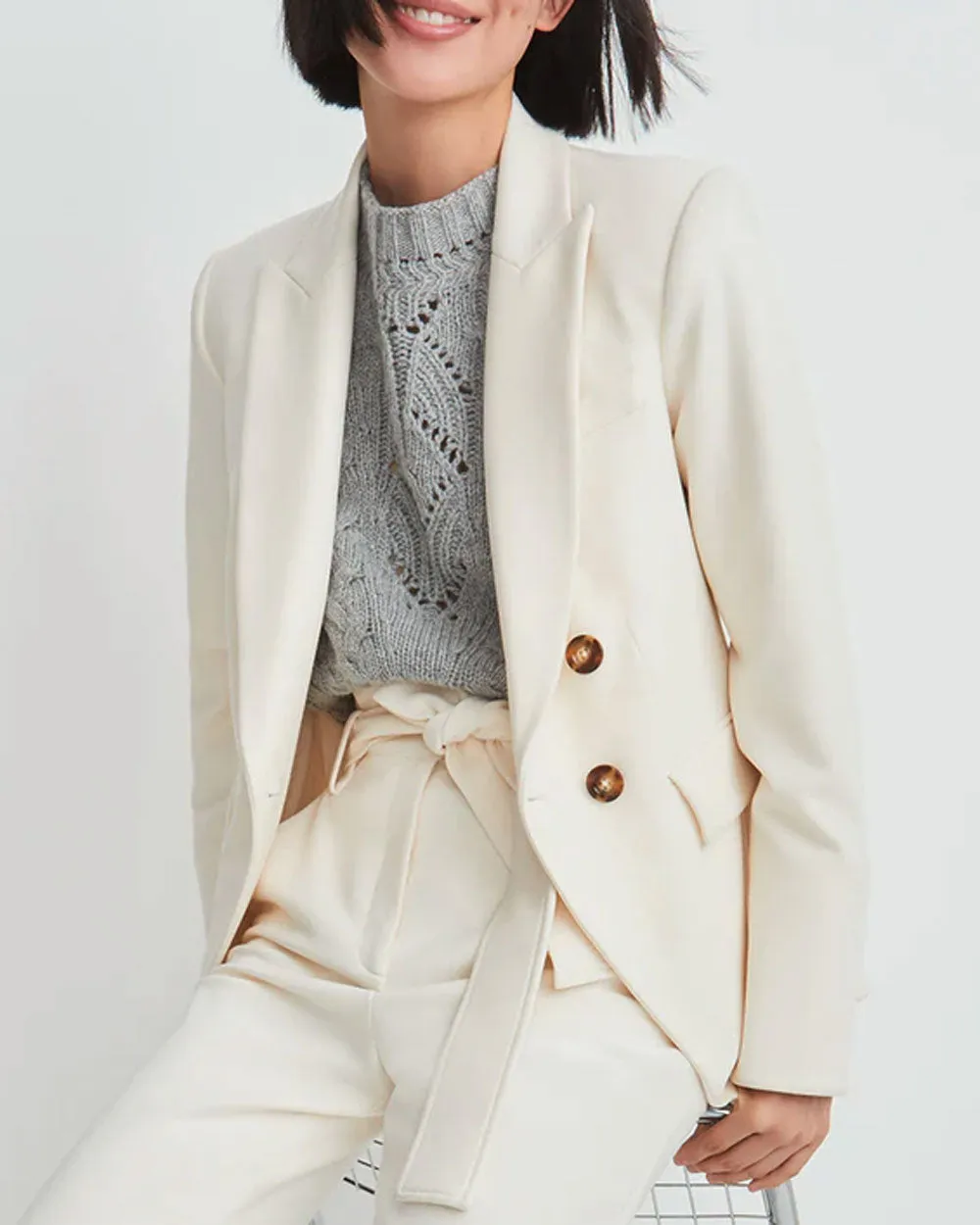 Ecru Miller Dickey Jacket