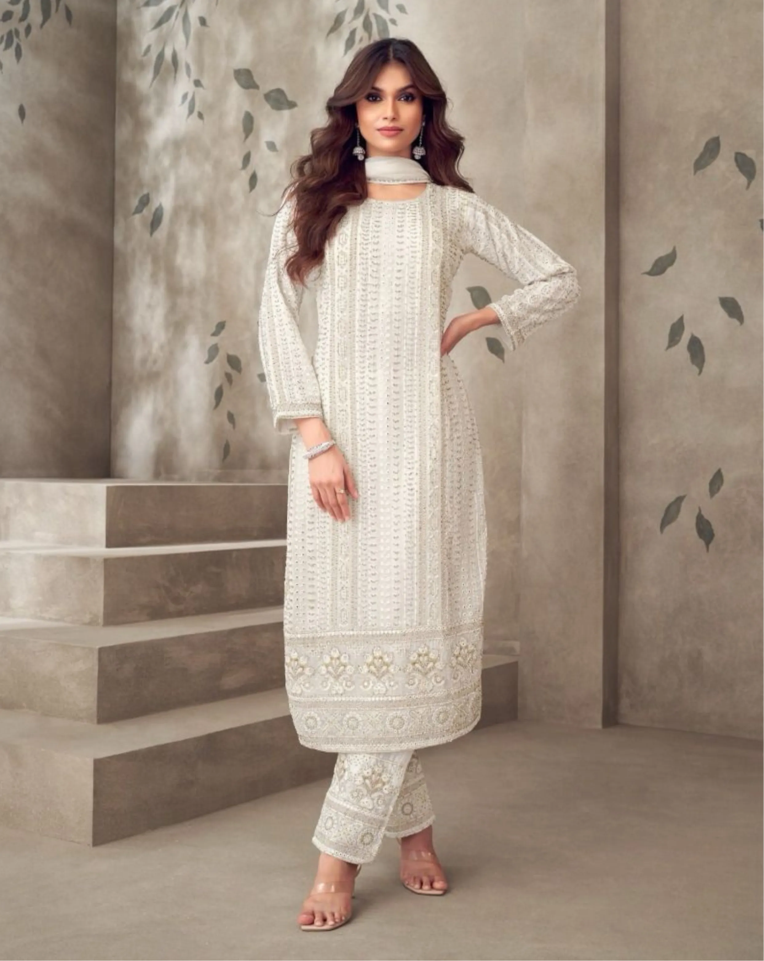 Embroidered Pakistani Suit