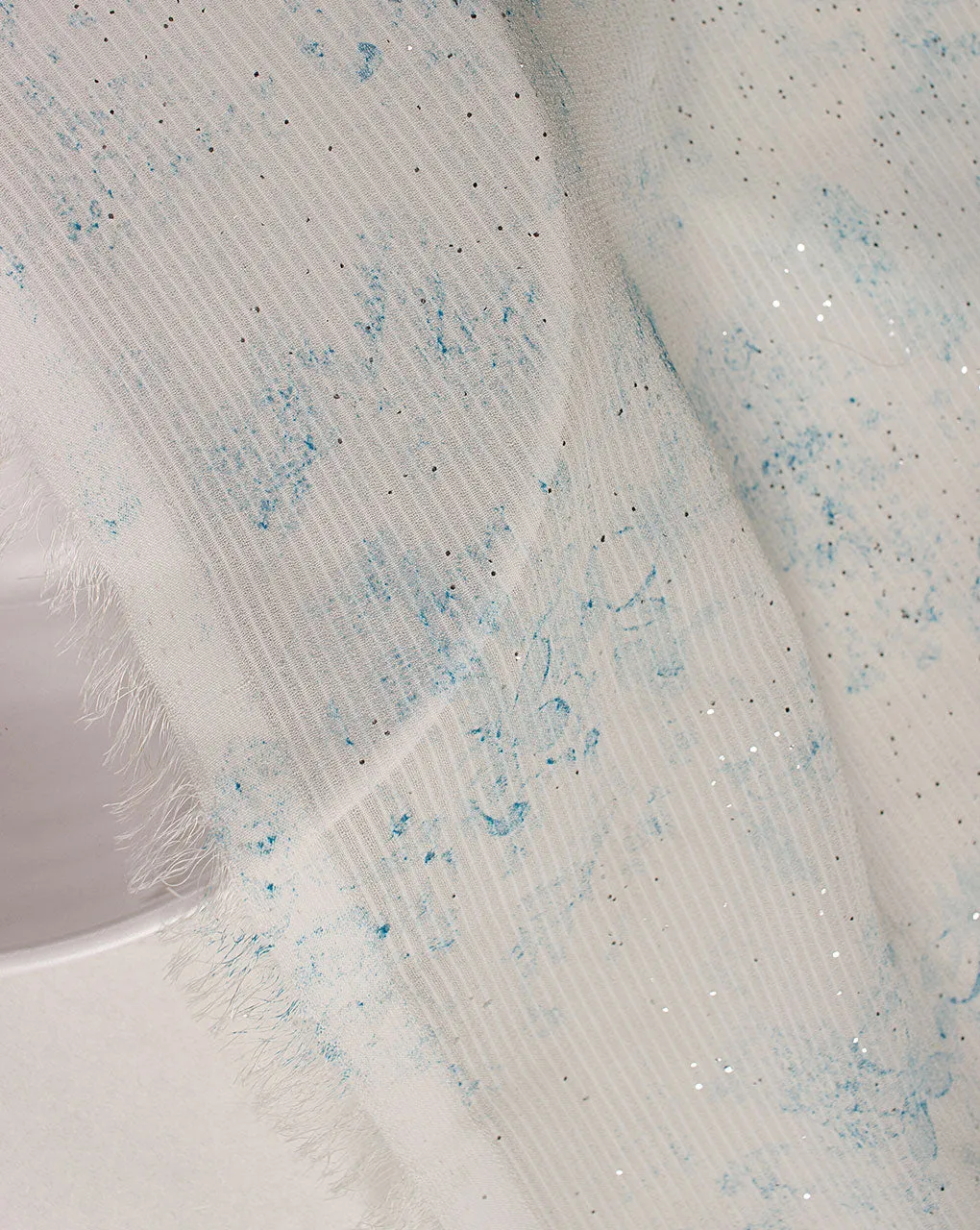 Foil Print Missing Dent Georgette Fabric