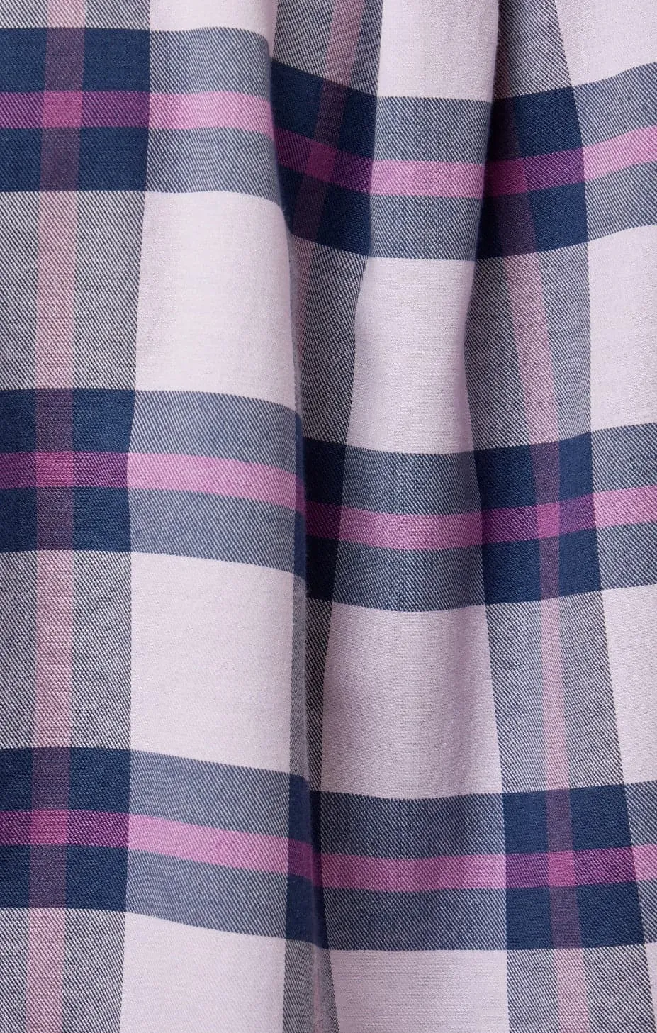 Lavender Tartan Plaid Drytouch Shirt