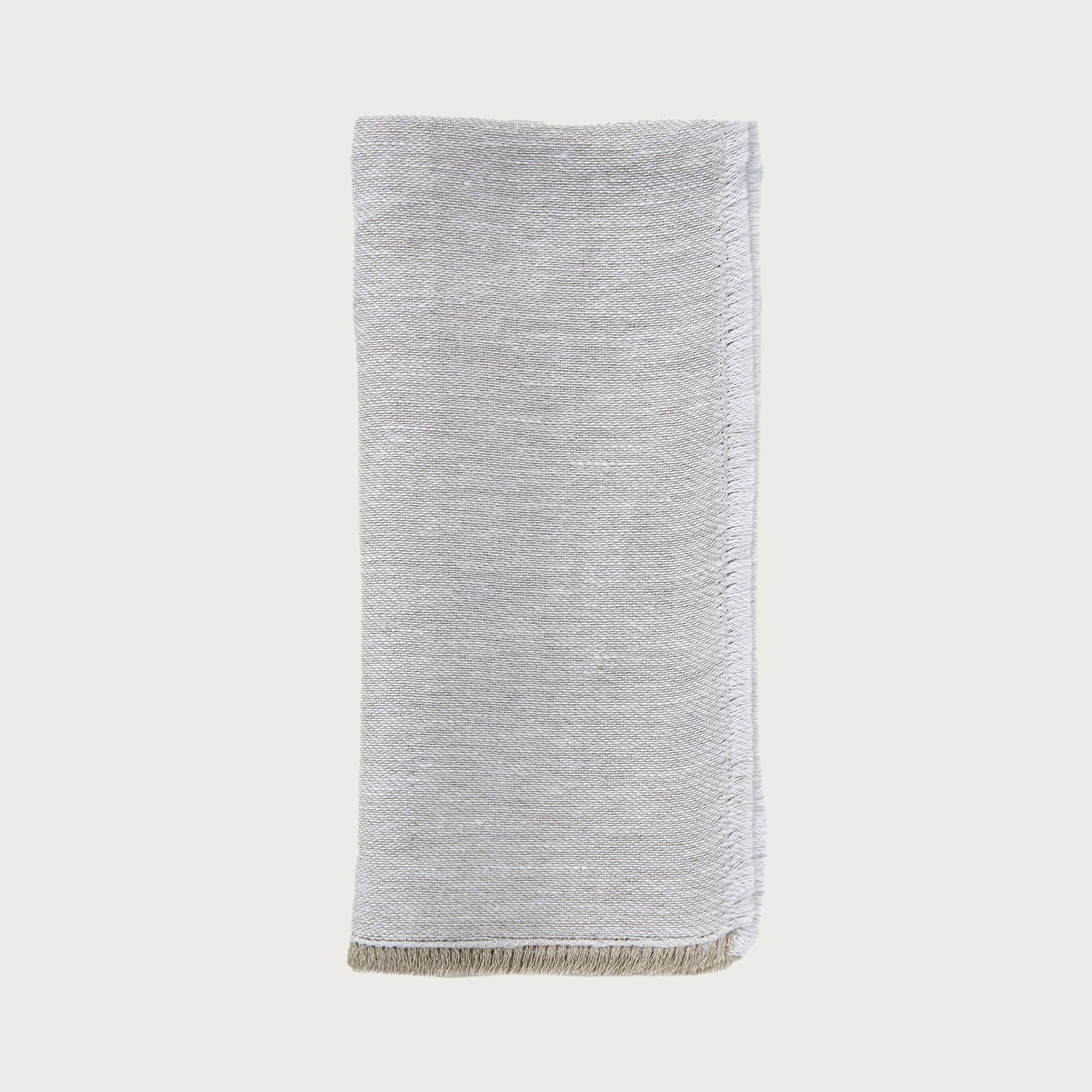 Luce Fringe Soft Napkin in Natural