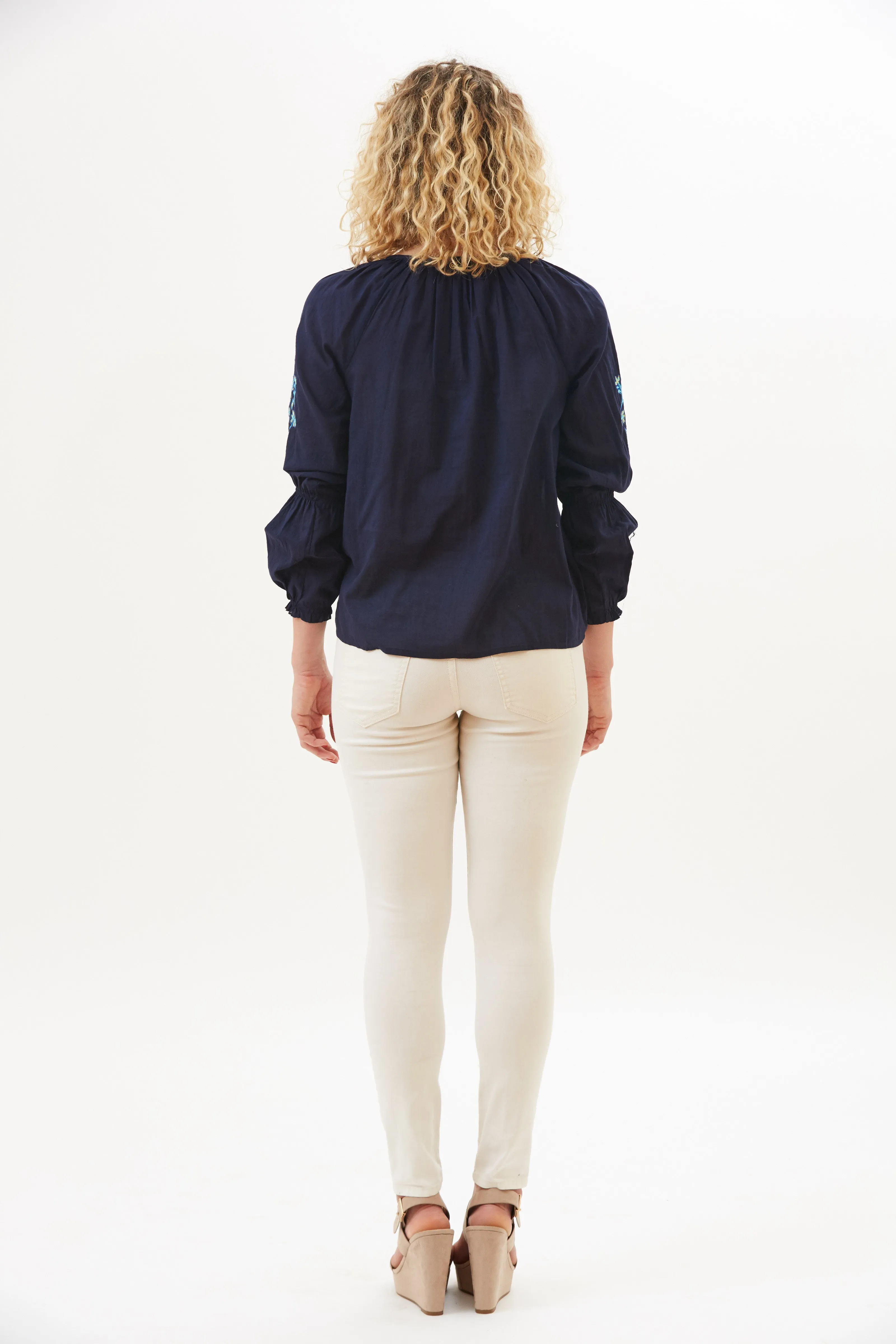 Meena Peasant Top