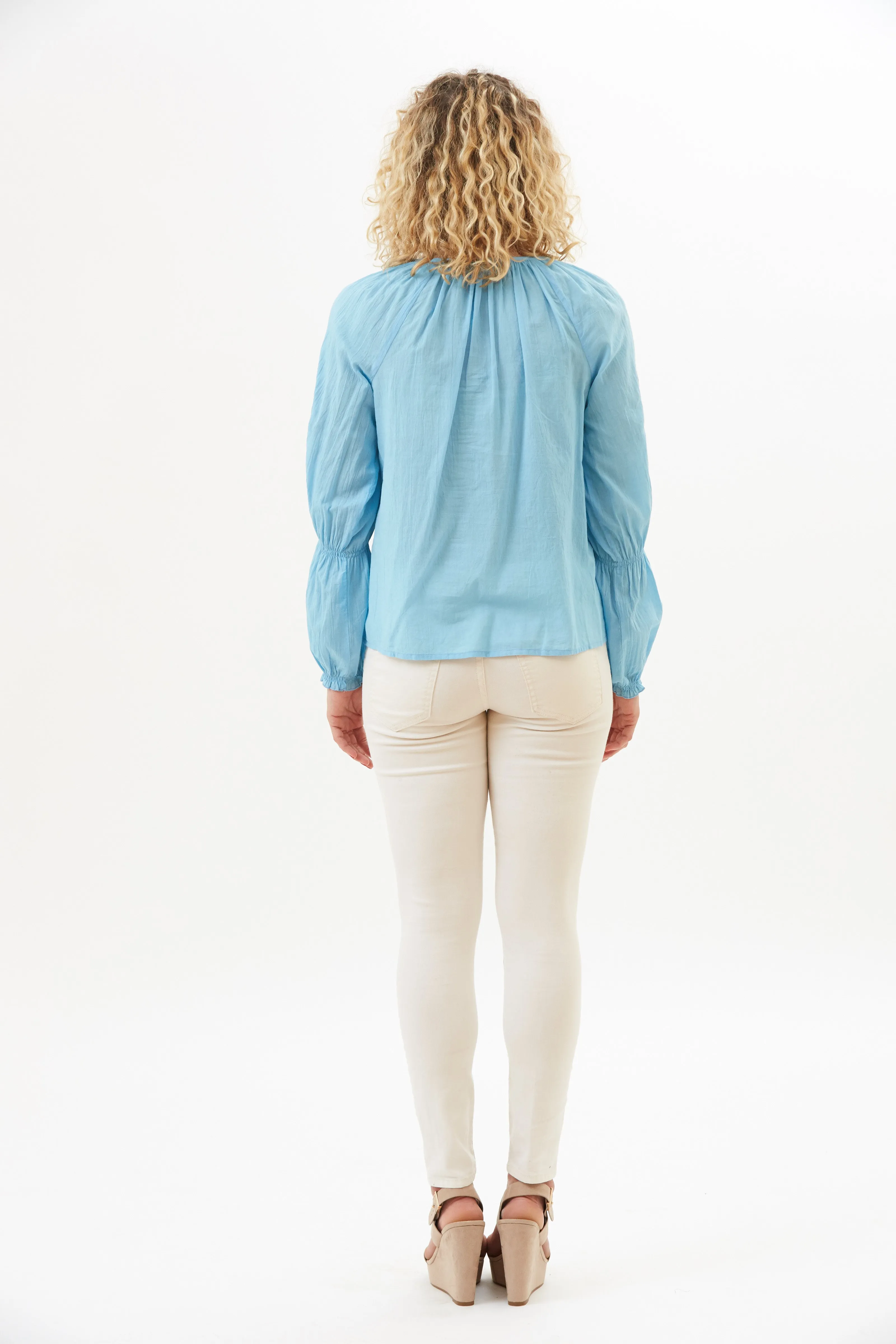 Meena Peasant Top