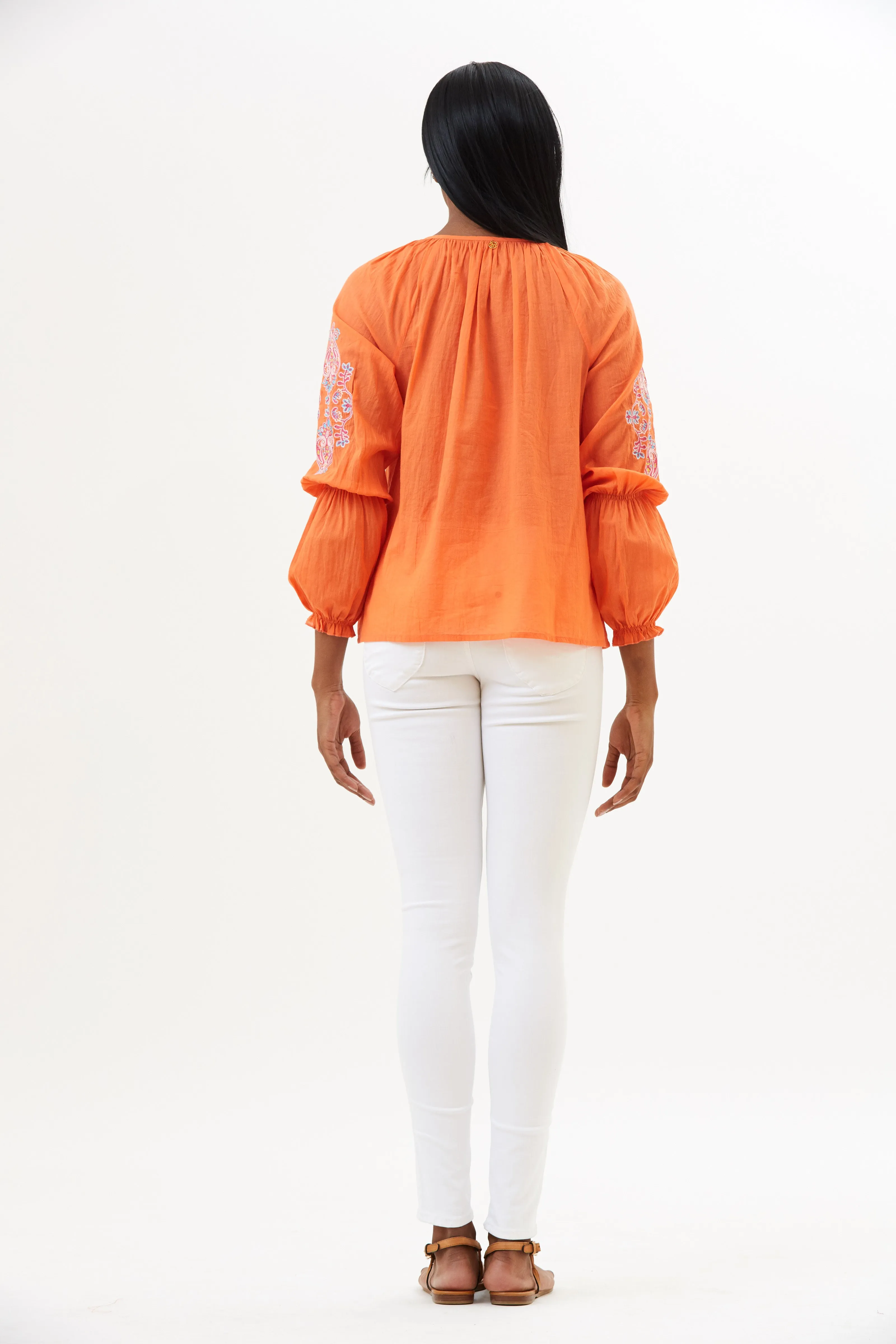 Meena Peasant Top