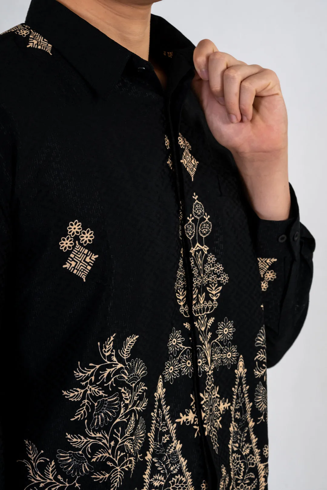 Men's Batik Shirt - Commander | Long Sleeves