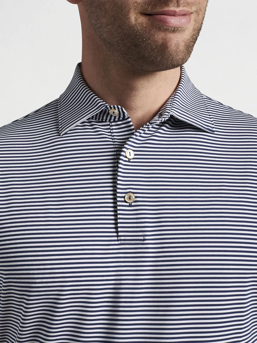 Peter Millar Hales Performance Jersey Polo in Navy