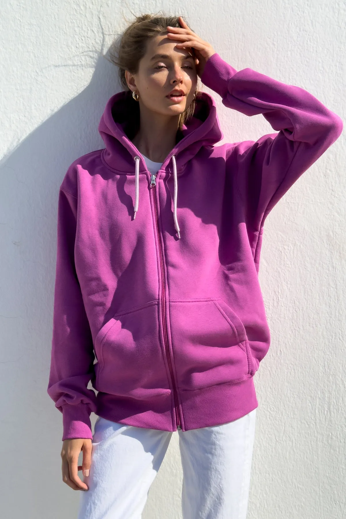 "Meltemi mou" Orchid Purple Hoodie 𝗢𝗻𝗲 𝗦𝗶𝘇𝗲