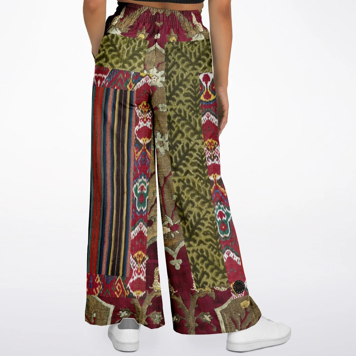 Red Melange Stretchy Phat Bellbottoms