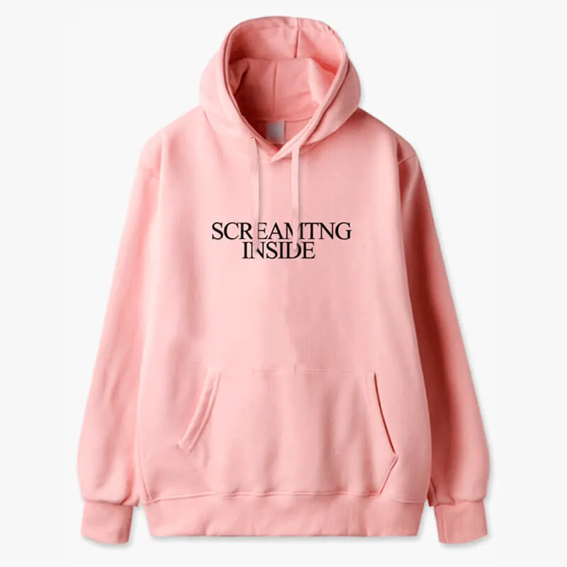 Screaming Inside Hoodie Lil Peep Aesthetic