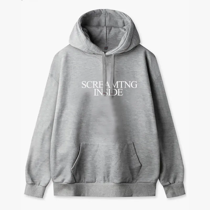 Screaming Inside Hoodie Lil Peep Aesthetic