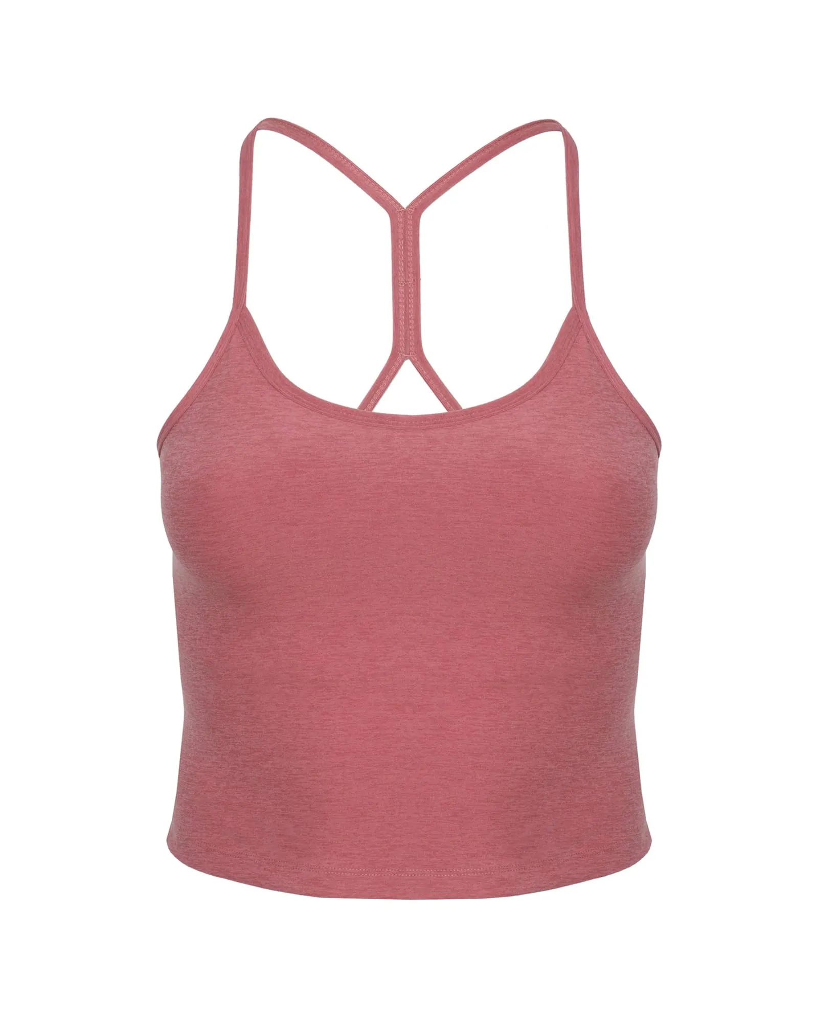 Slim Racerback Cropped Tank | Softest Scarlet