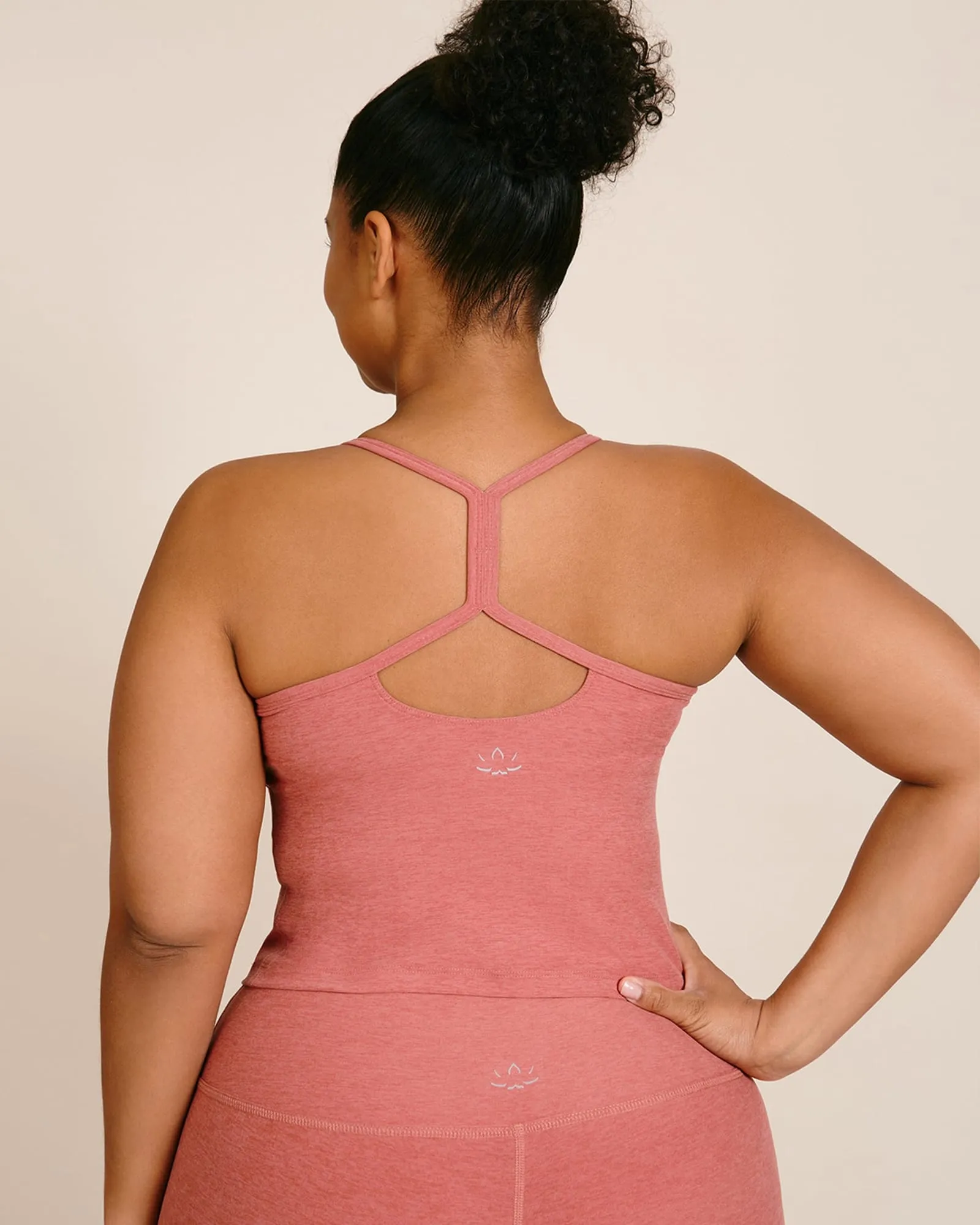 Slim Racerback Cropped Tank | Softest Scarlet