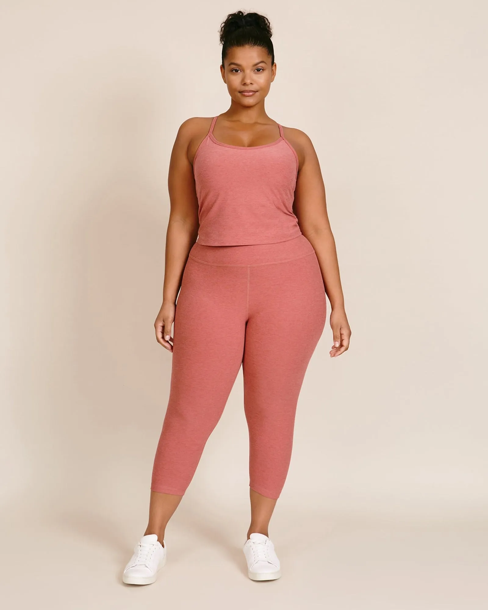 Slim Racerback Cropped Tank | Softest Scarlet