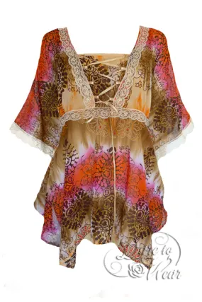 Summer Breeze Top in Henna