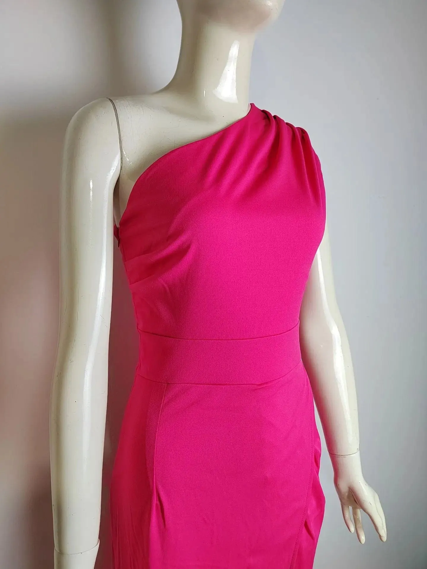 Woman Gala Dresses Sexy One Shoulder Formal  Cocktail Coquette Front Slit Prom Dress