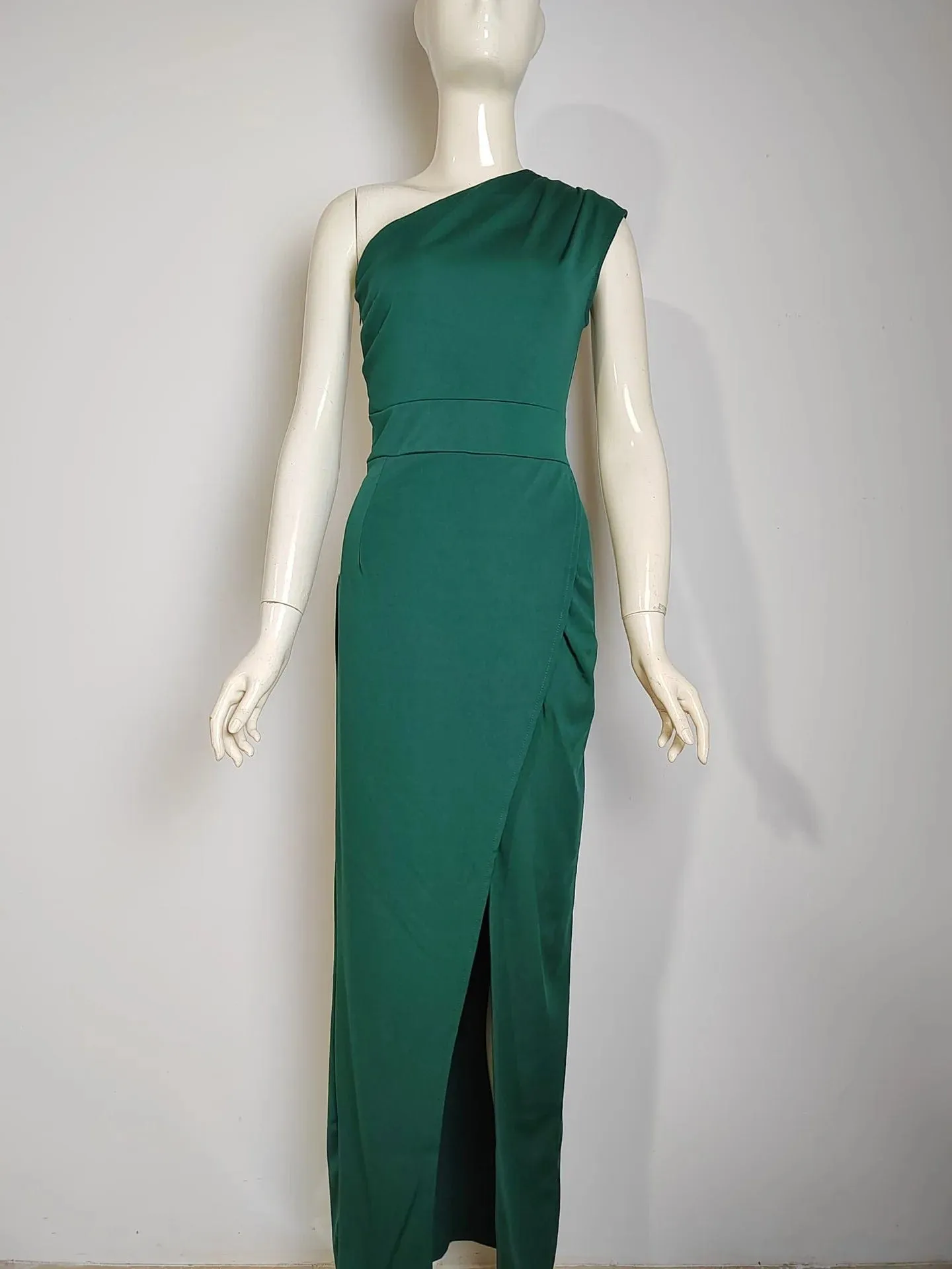 Woman Gala Dresses Sexy One Shoulder Formal  Cocktail Coquette Front Slit Prom Dress