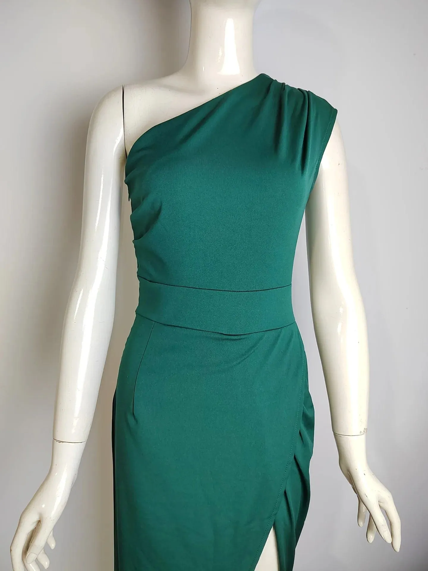 Woman Gala Dresses Sexy One Shoulder Formal  Cocktail Coquette Front Slit Prom Dress