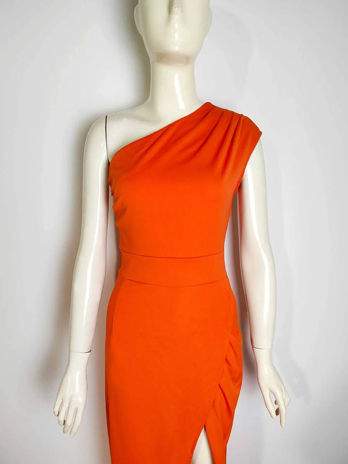 Woman Gala Dresses Sexy One Shoulder Formal  Cocktail Coquette Front Slit Prom Dress
