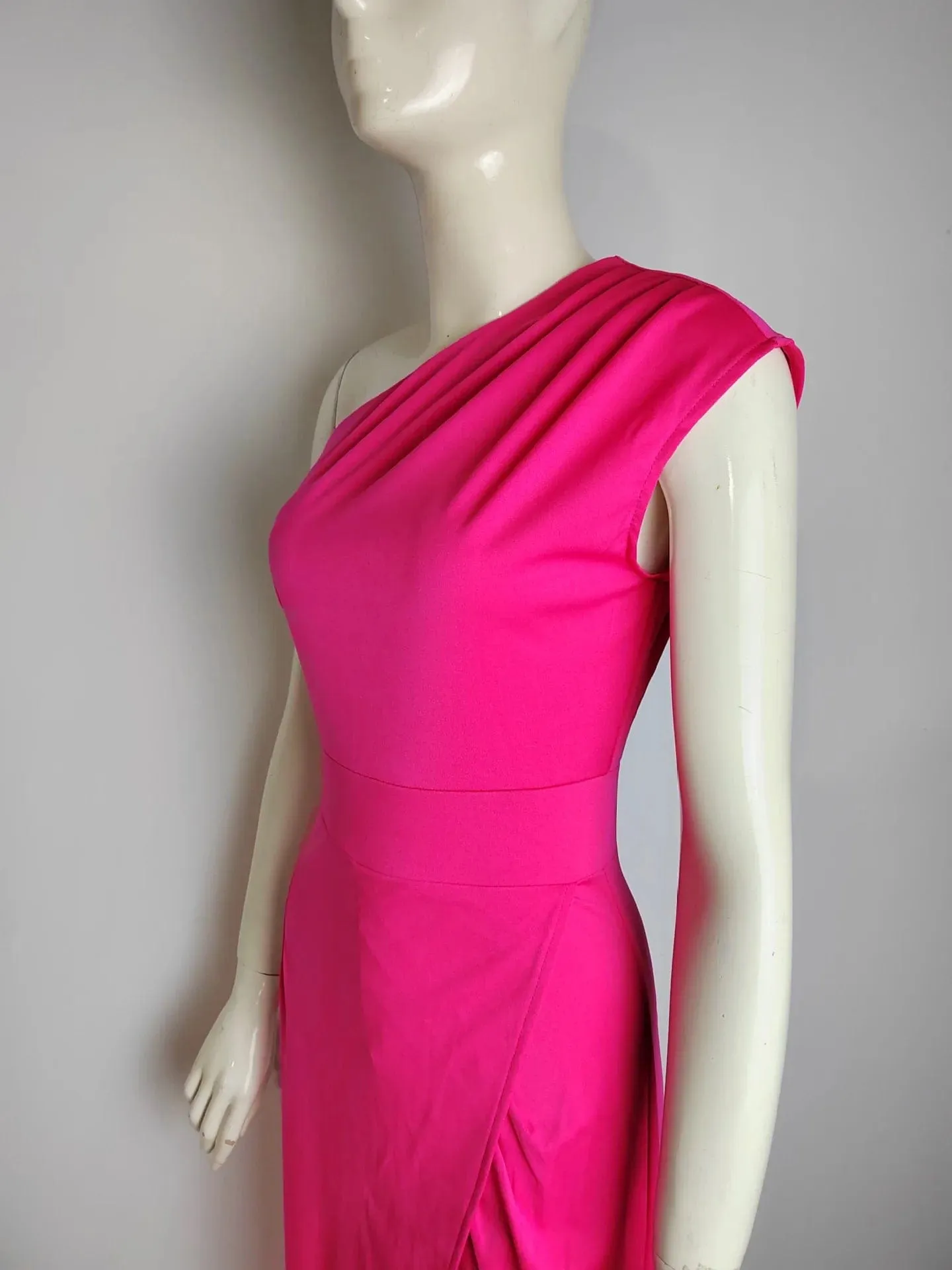 Woman Gala Dresses Sexy One Shoulder Formal  Cocktail Coquette Front Slit Prom Dress