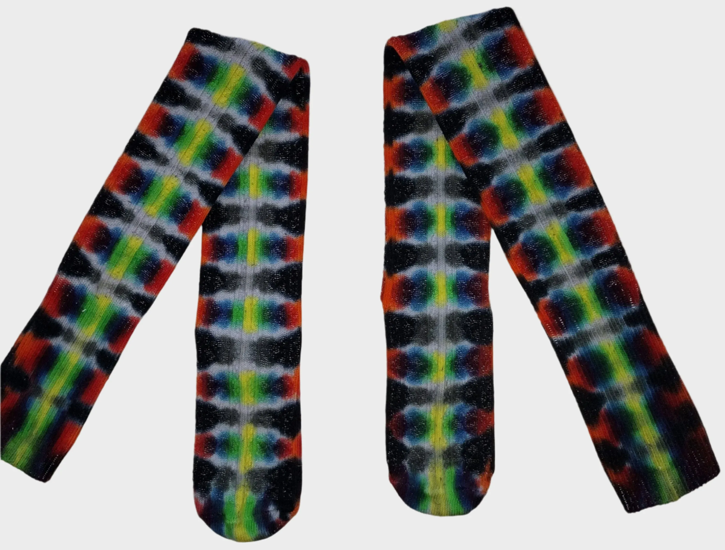 Womens Rainbow Thigh High Socks